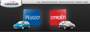 HRDINA - havarované vozy a autodíly pro značky Peugeot a Citroën