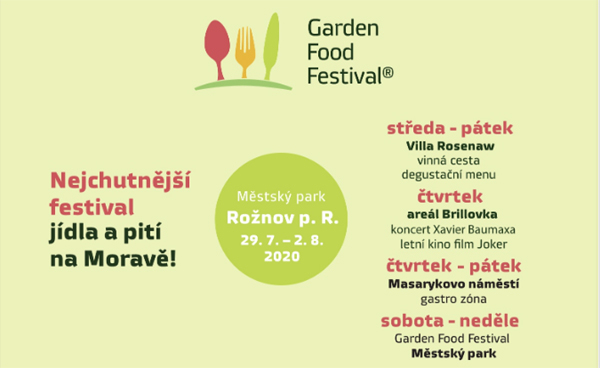 První pětidenní Garden Food Festival v Rožnově pod Radhoštěm je za dveřmi. Přiveze michelinského kuchaře Radka Kašpárka 