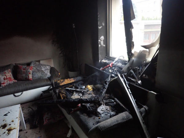 Požár bytu ve Vsetíně způsobil škodu za 1,5 milionu korun