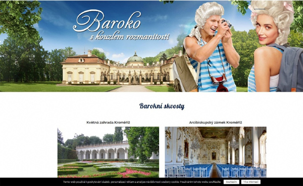 Východní Morava láká návštěvníky na barokní památky i na webu 